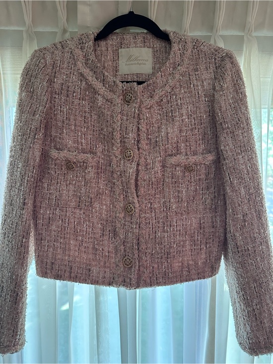 Milkcocoa Jackets & Blazers - Milkcocoa Pink Tweed Blazer